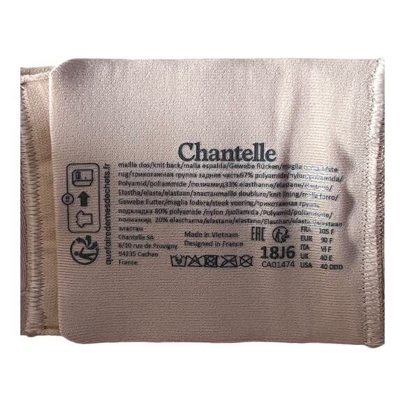 Chantelle Bra 18J6 Comfort Chic back smoothing t-shirt size 40DDD 40F - Picture 5 of 6
